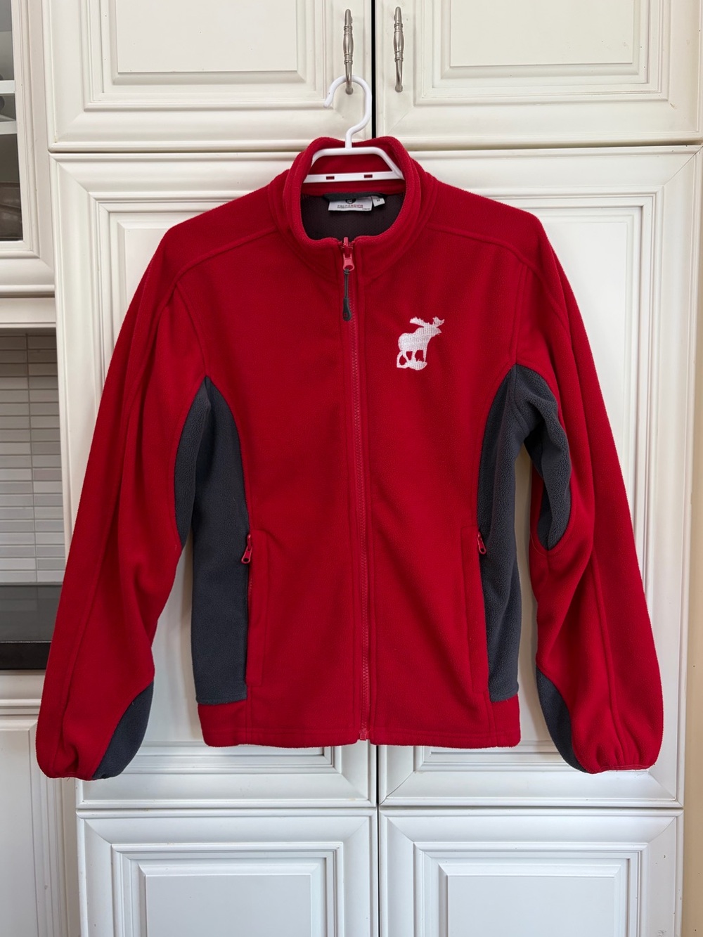 Pacific Bound womenโs vintage fleece zip jacket